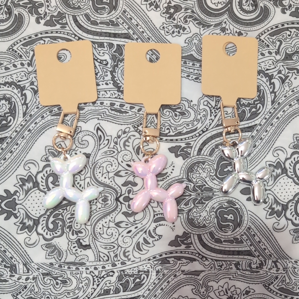4/$20 Balloon Dog Keychain Set Of 3 *BINI